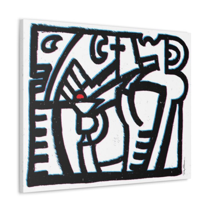 "Abstract Party" 30" x 24" Canvas Gallery Wraps - Image 2