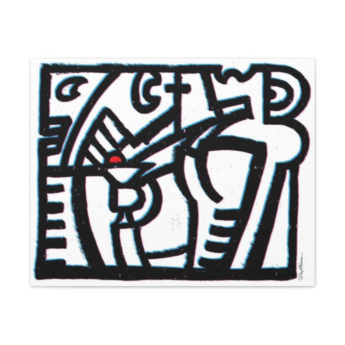 "Abstract Party" 30" x 24" Canvas Gallery Wraps