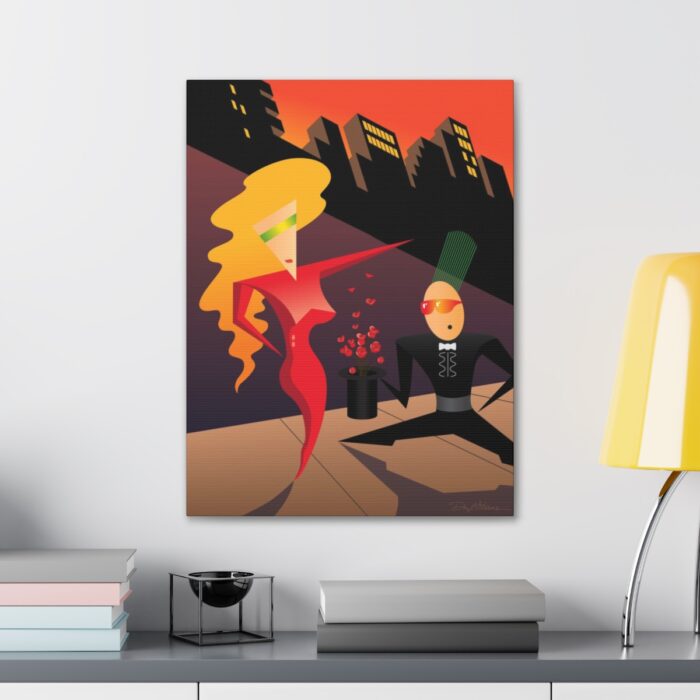 "Vector Girl" 18" x 24" Canvas Gallery Wrap - Image 4