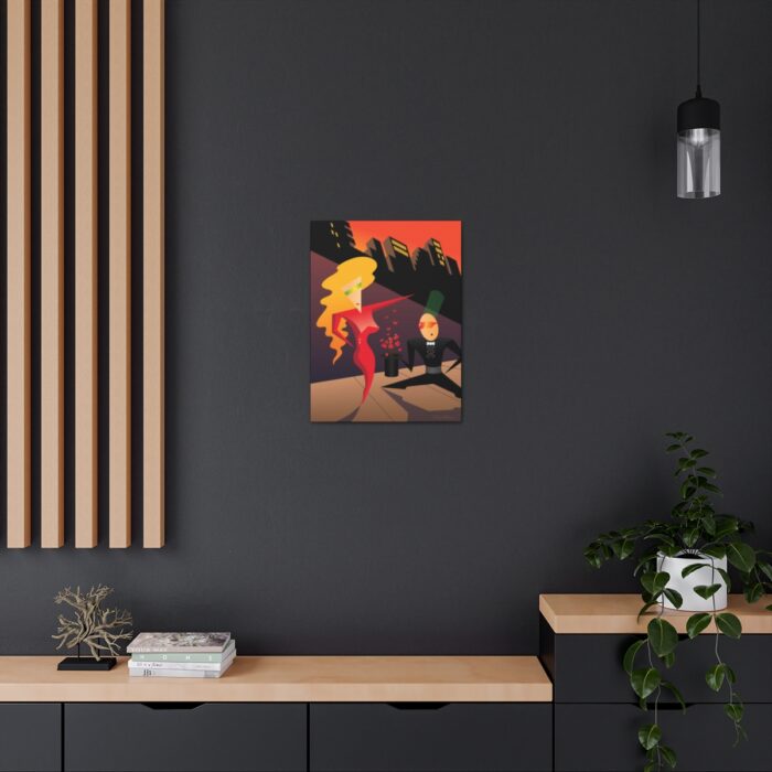 "Vector Girl" 18" x 24" Canvas Gallery Wrap - Image 5