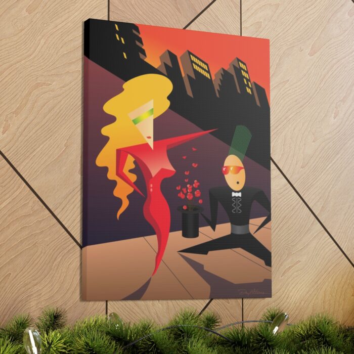 "Vector Girl" 18" x 24" Canvas Gallery Wrap - Image 7
