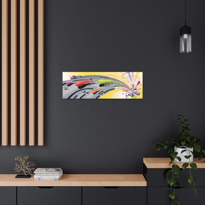 "Color Climax" 36" X 12" Canvas Gallery Wrap - Image 5