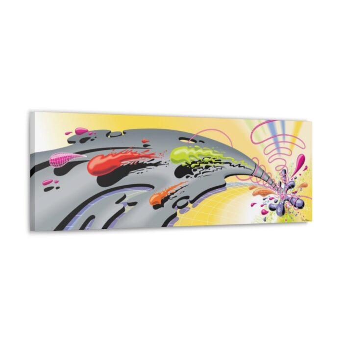 "Color Climax" 36" X 12" Canvas Gallery Wrap - Image 2