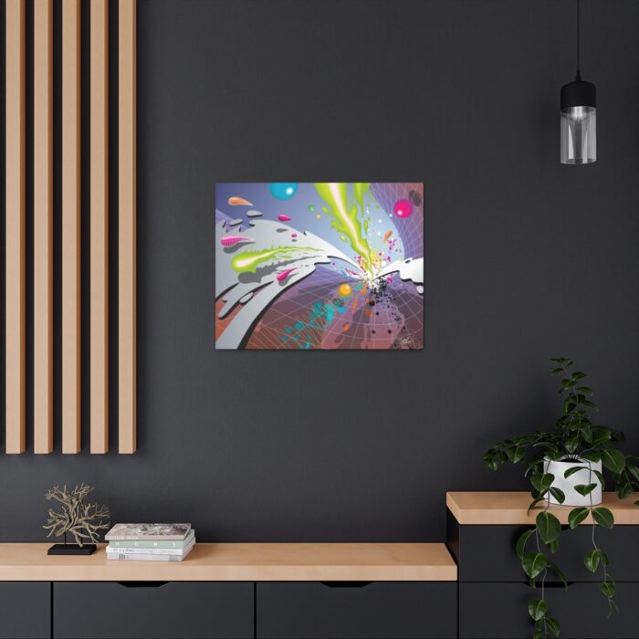"Color Climax 3" Canvas Gallery Wrap 30" x 24" - Image 5