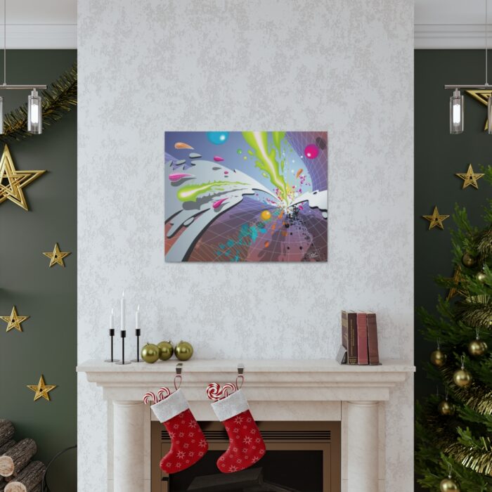 "Color Climax 3" Canvas Gallery Wrap 30" x 24" - Image 6