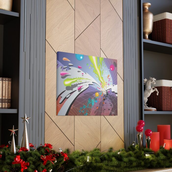 "Color Climax 3" Canvas Gallery Wrap 30" x 24" - Image 7