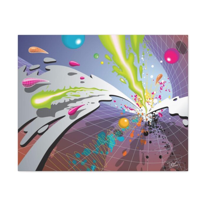 "Color Climax 3" Canvas Gallery Wrap 30" x 24"