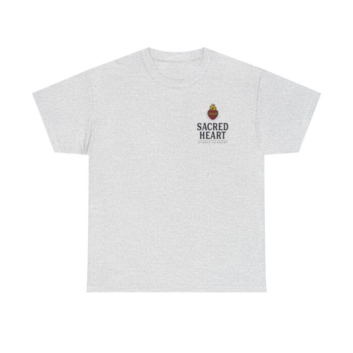 Copy of Sacred Heart - Front & Back Logo Tee, Unisex Cotton